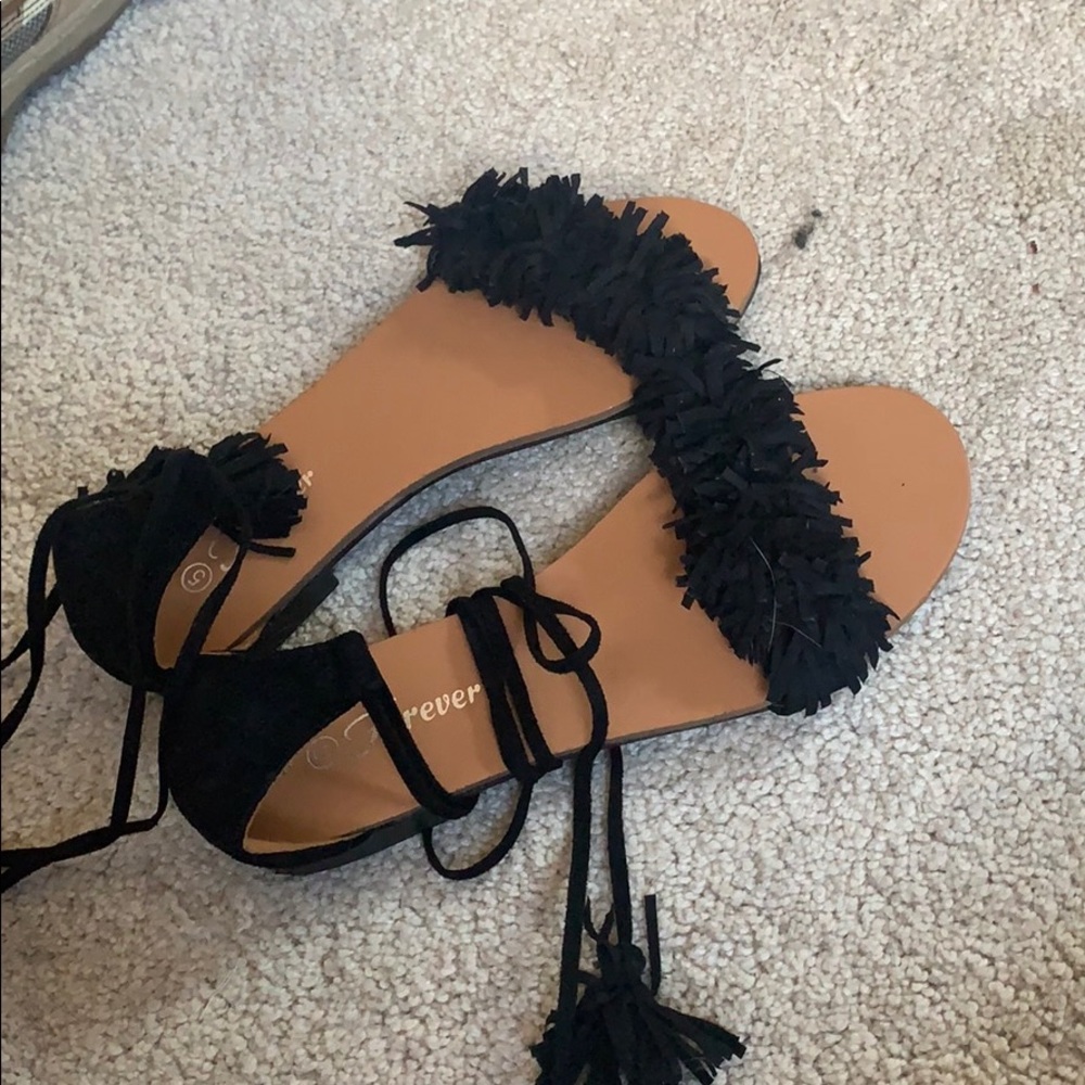 Black sandals